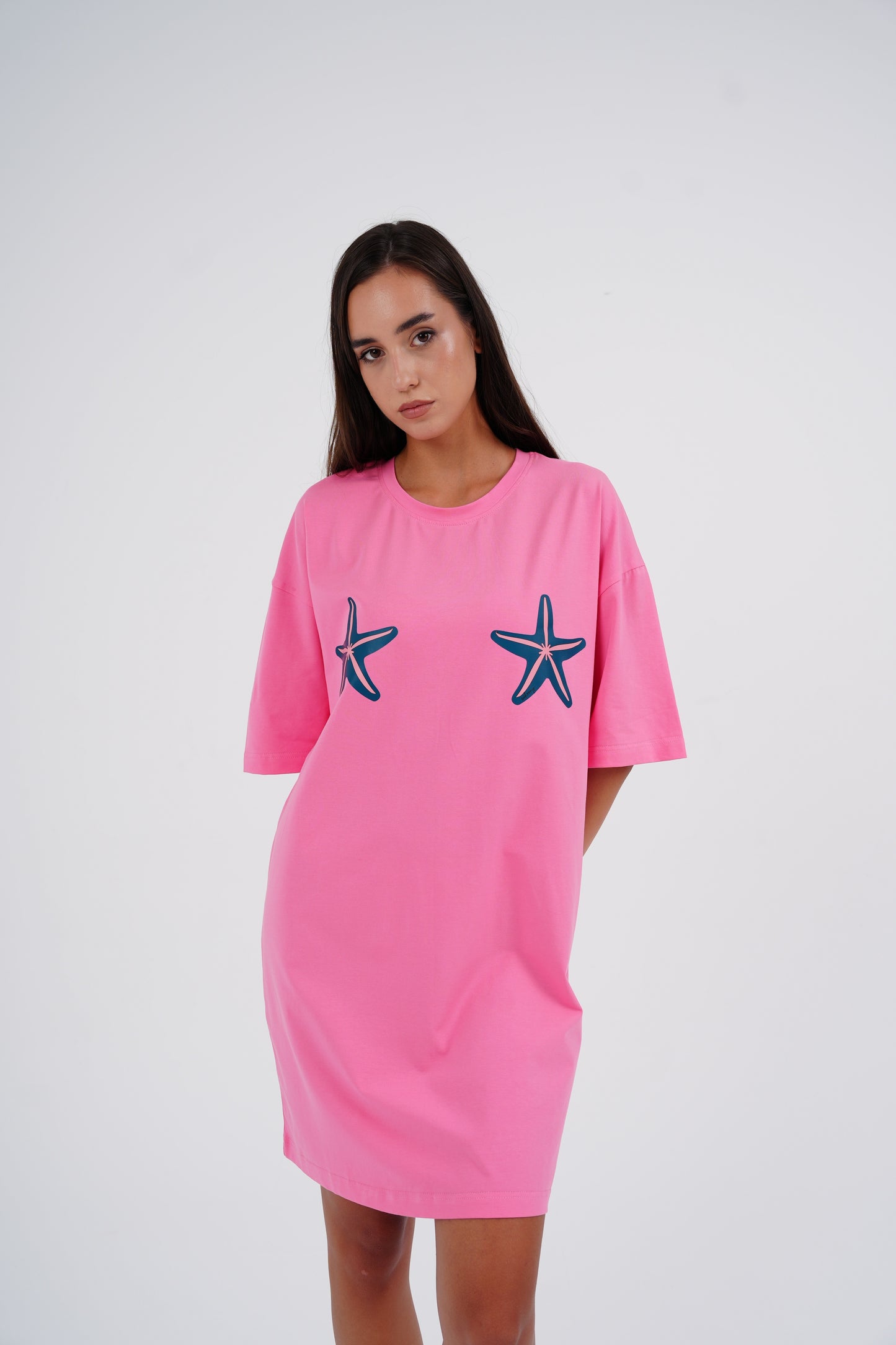 Pink Star Sleeping Shirt