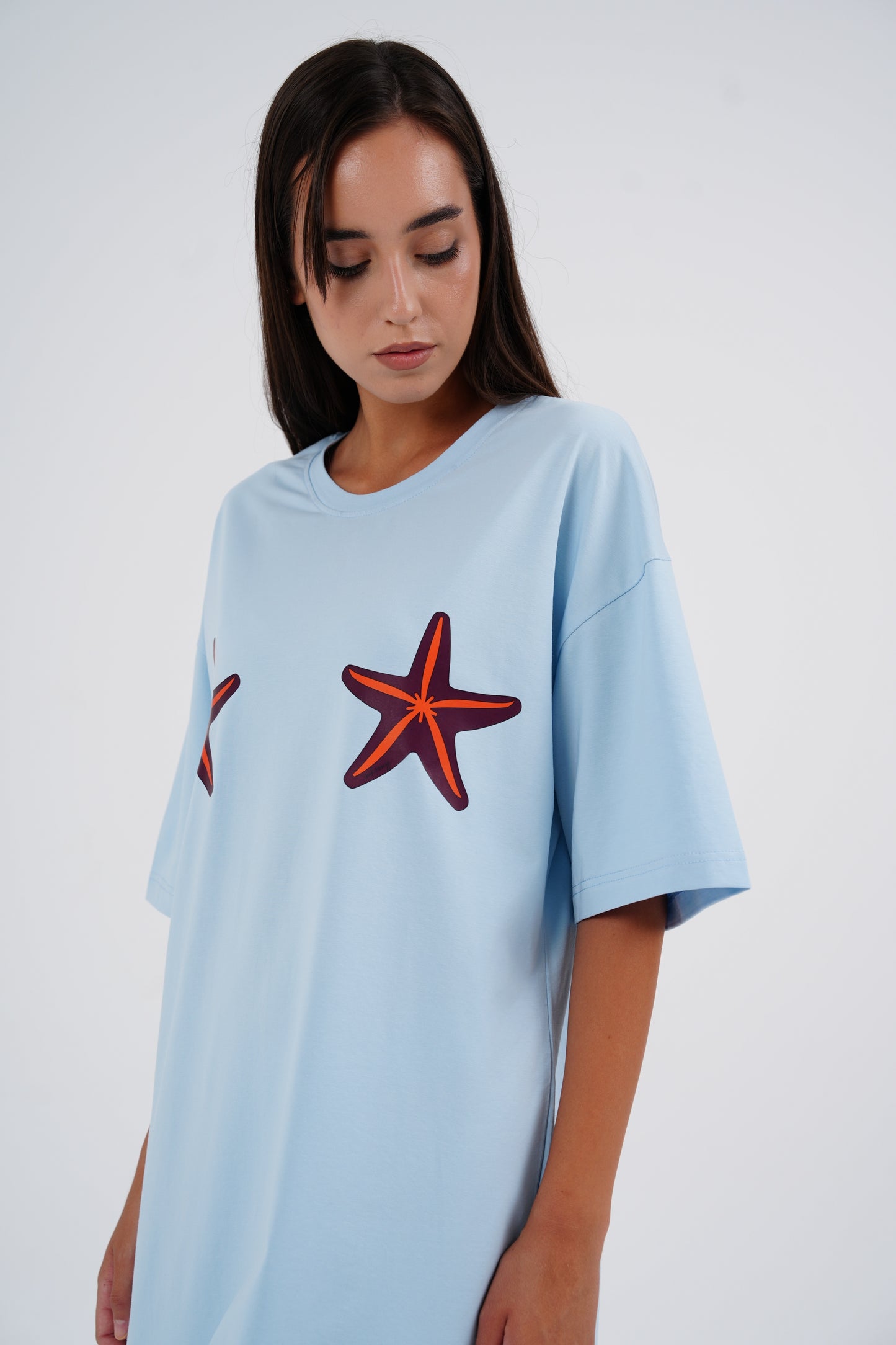 Blue Star Sleeping Shirt