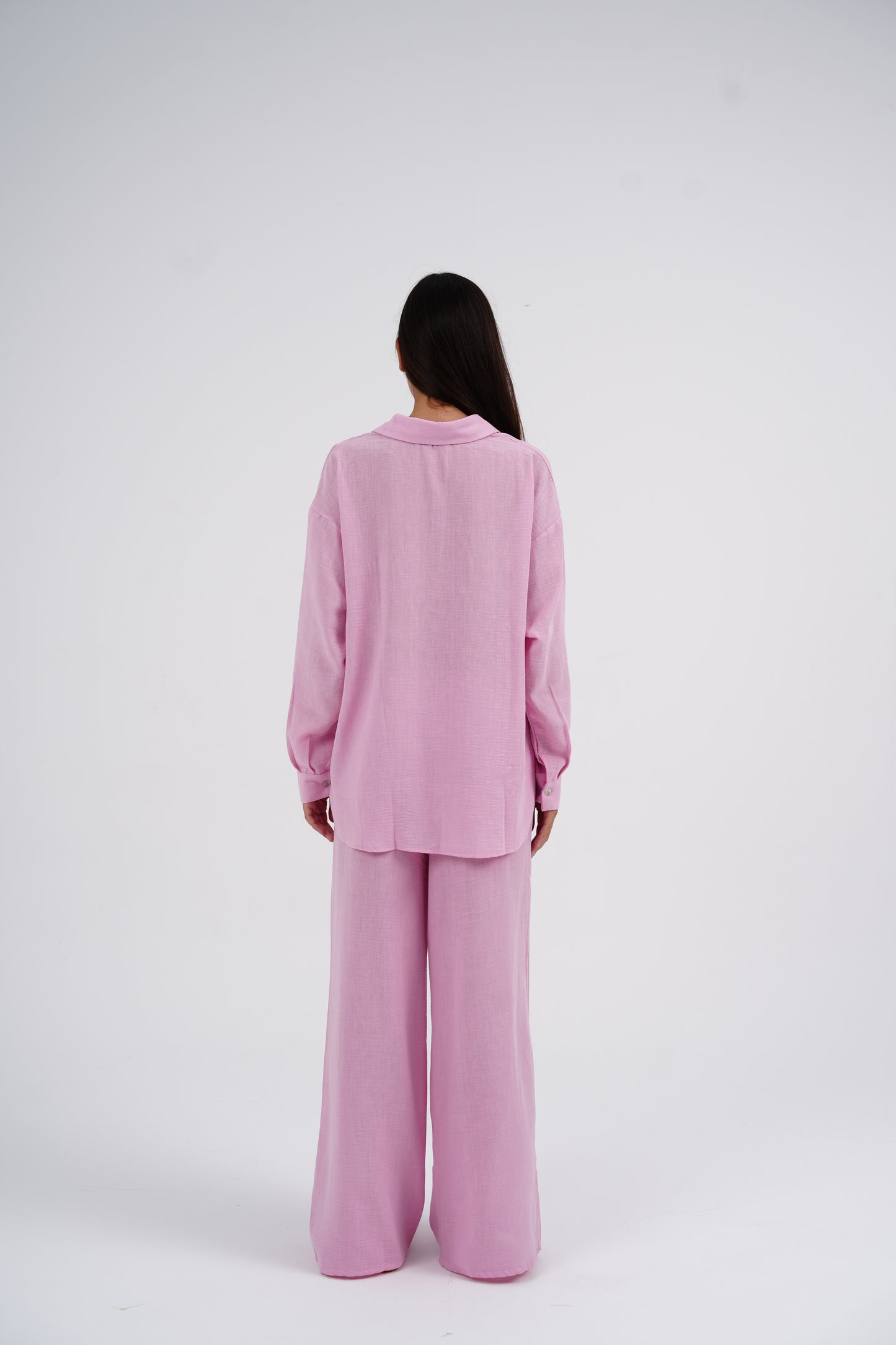 Bloom Pink Linen Set