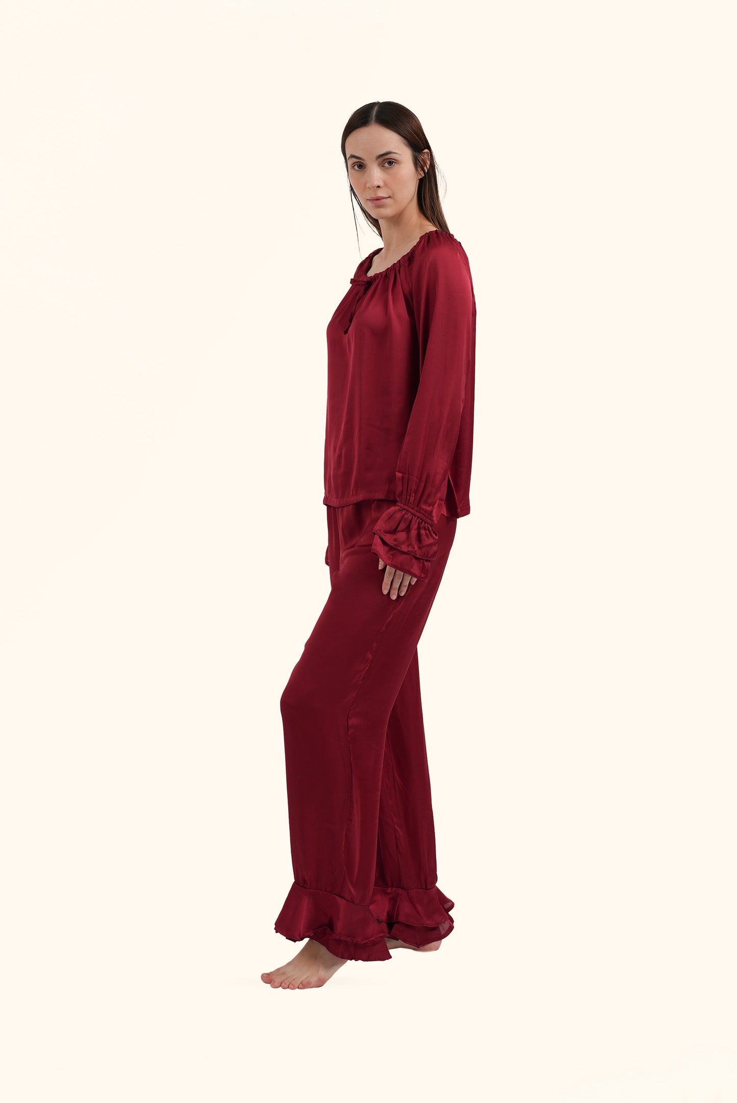 Olivia Burgundy set