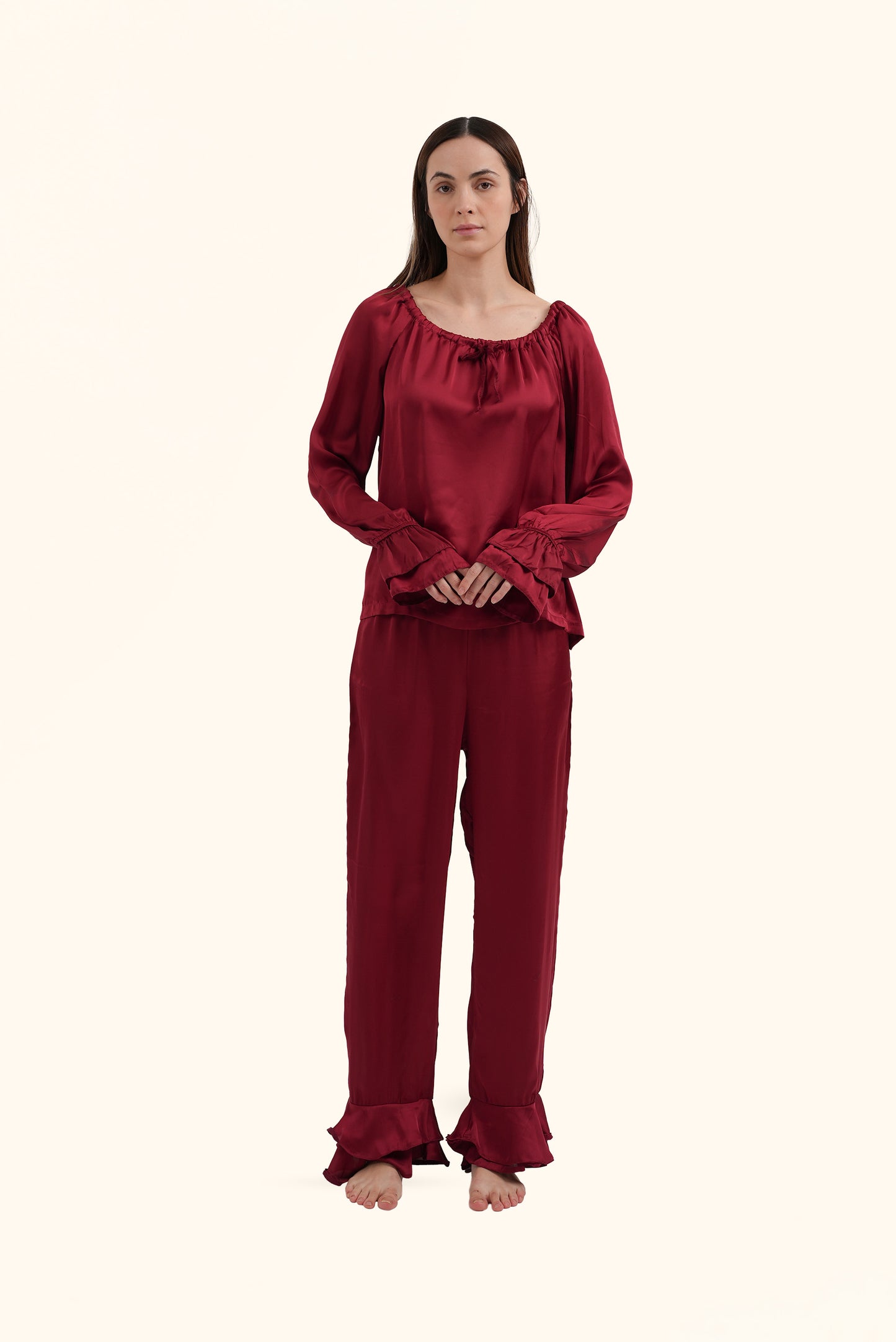 Olivia Burgundy set