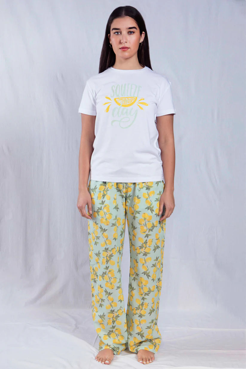 Squeeze The Day Pj Pants Sets