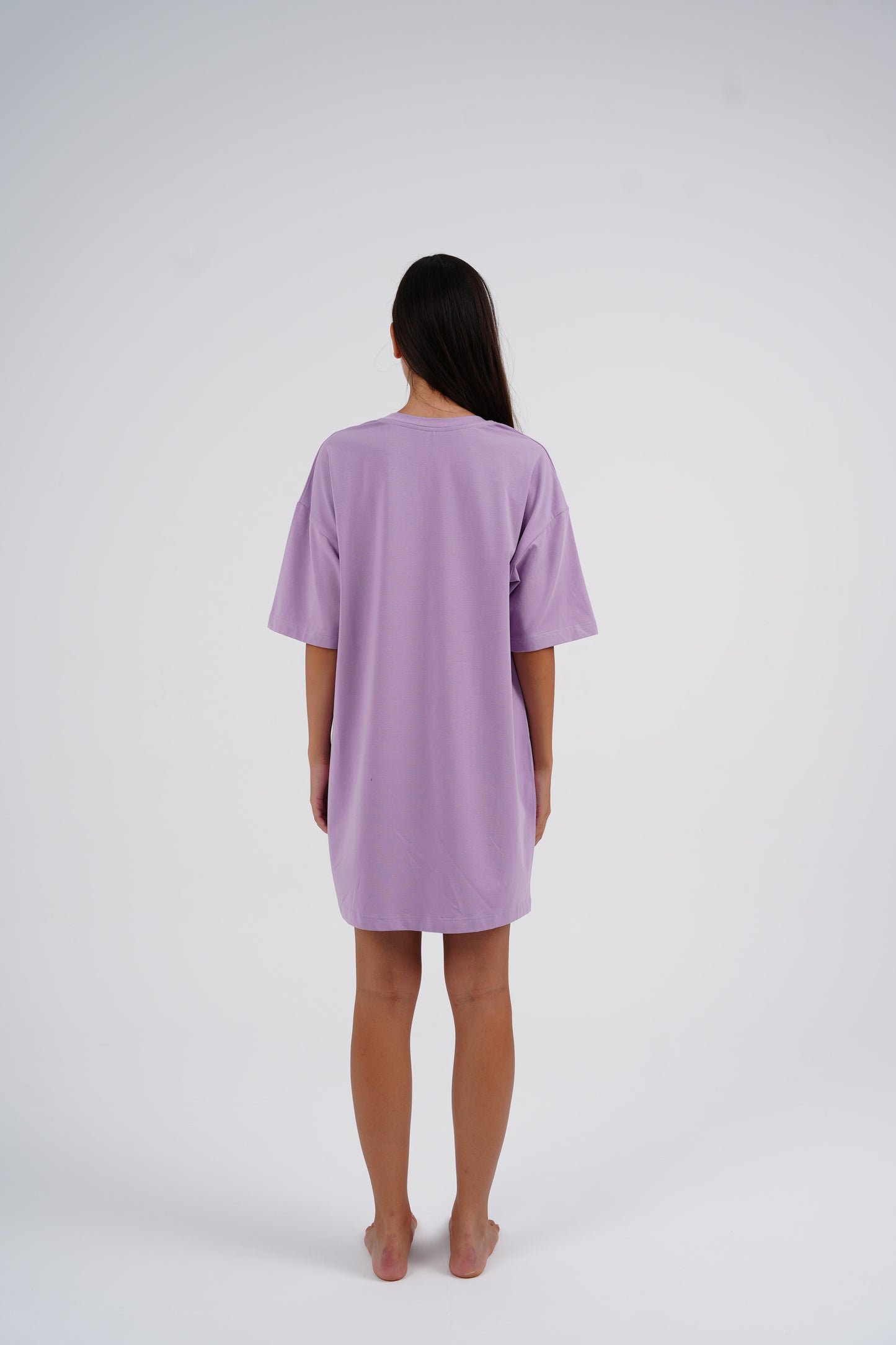 Lilac Shell Sleeping Shirt
