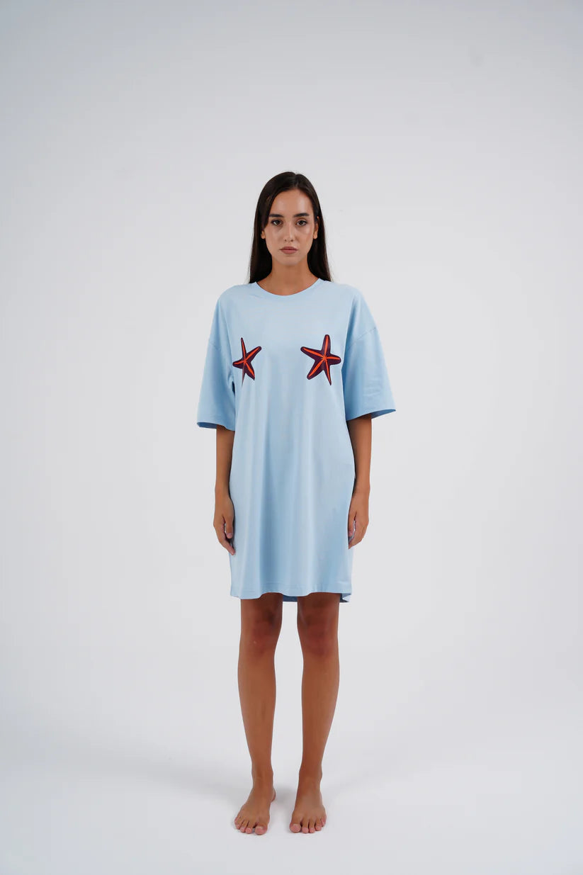 Star Sleeping Shirt Set