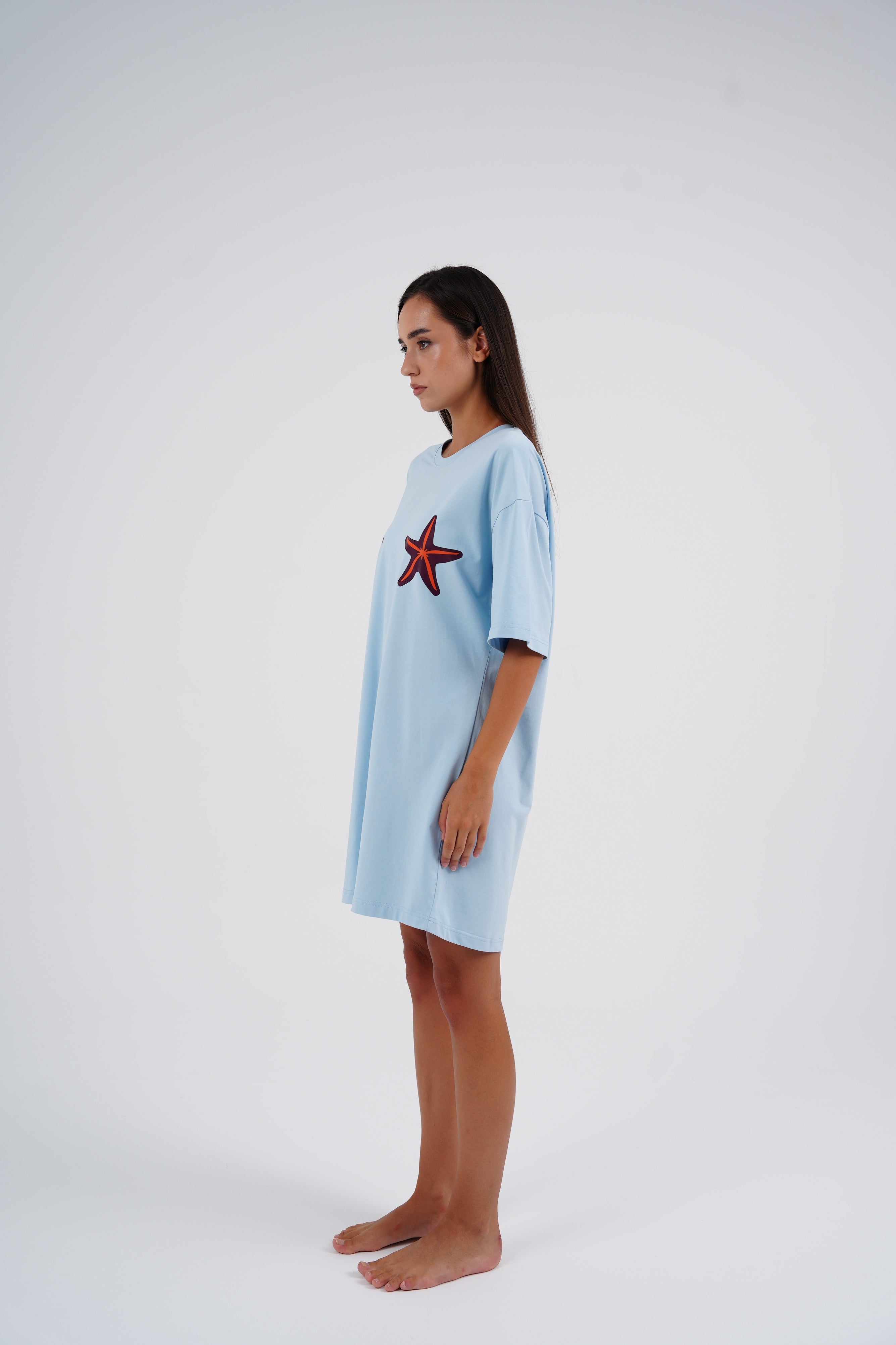 Blue Star Sleeping Shirt