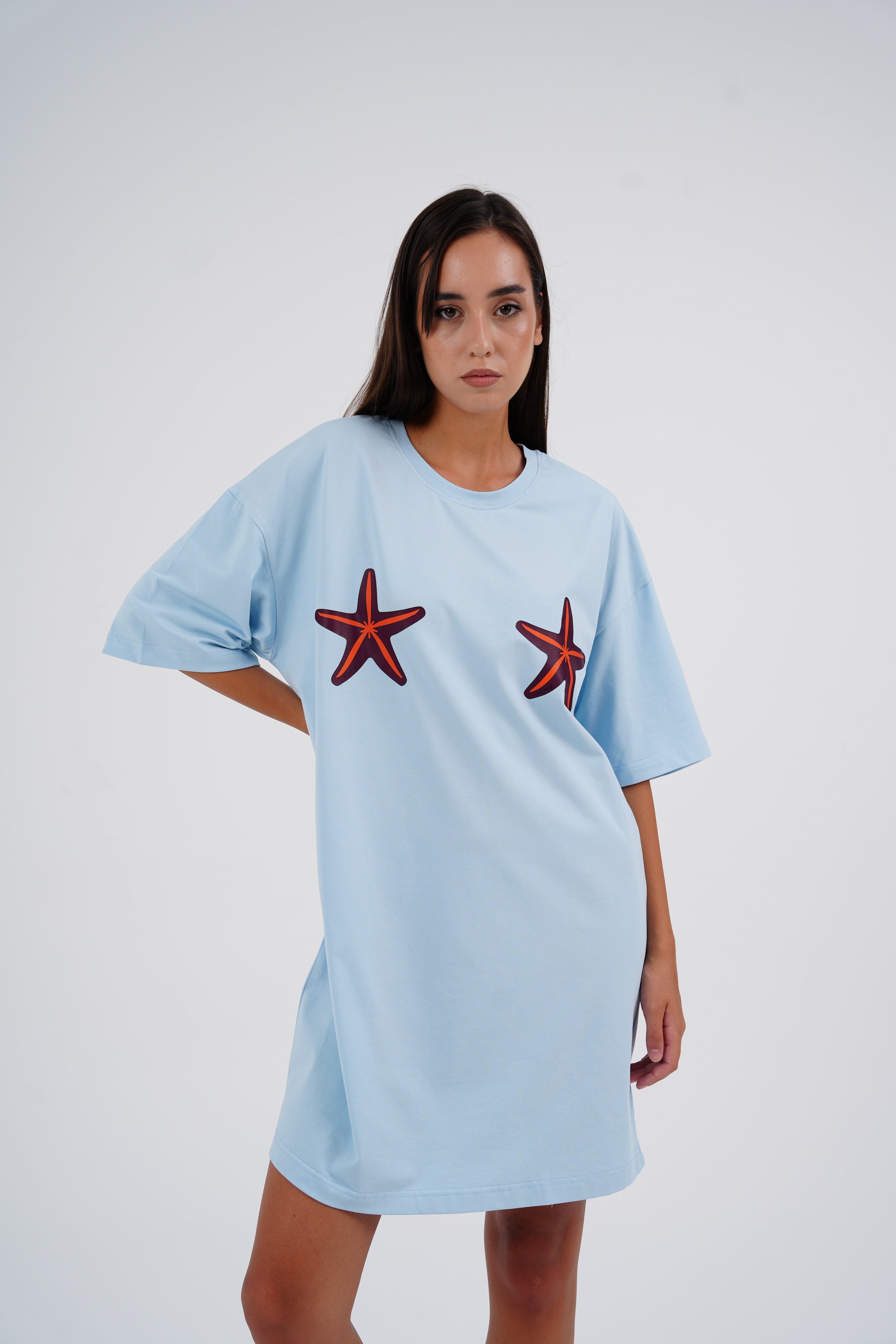 Blue Star Sleeping Shirt