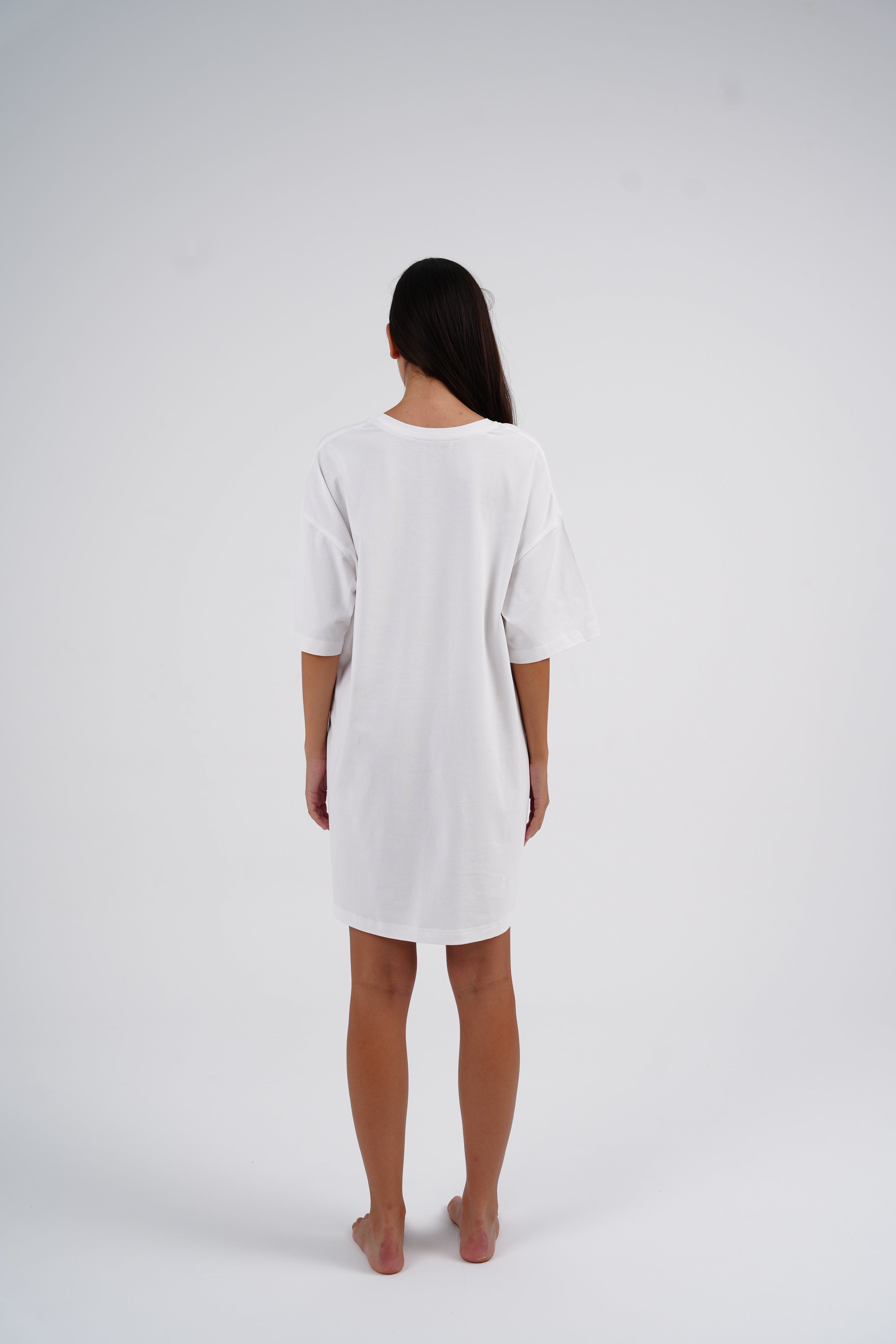 White Shell Sleeping Shirt