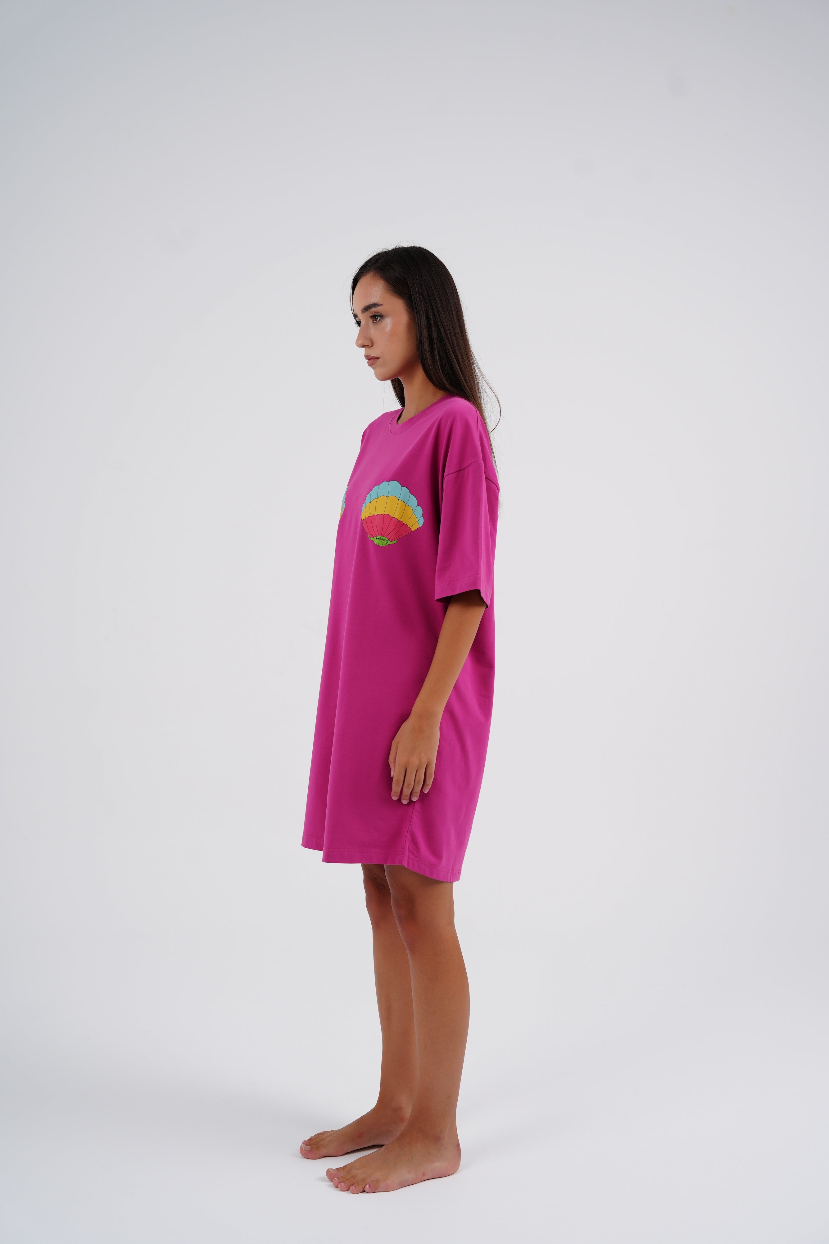 Raspberry Shell Sleeping Shirt