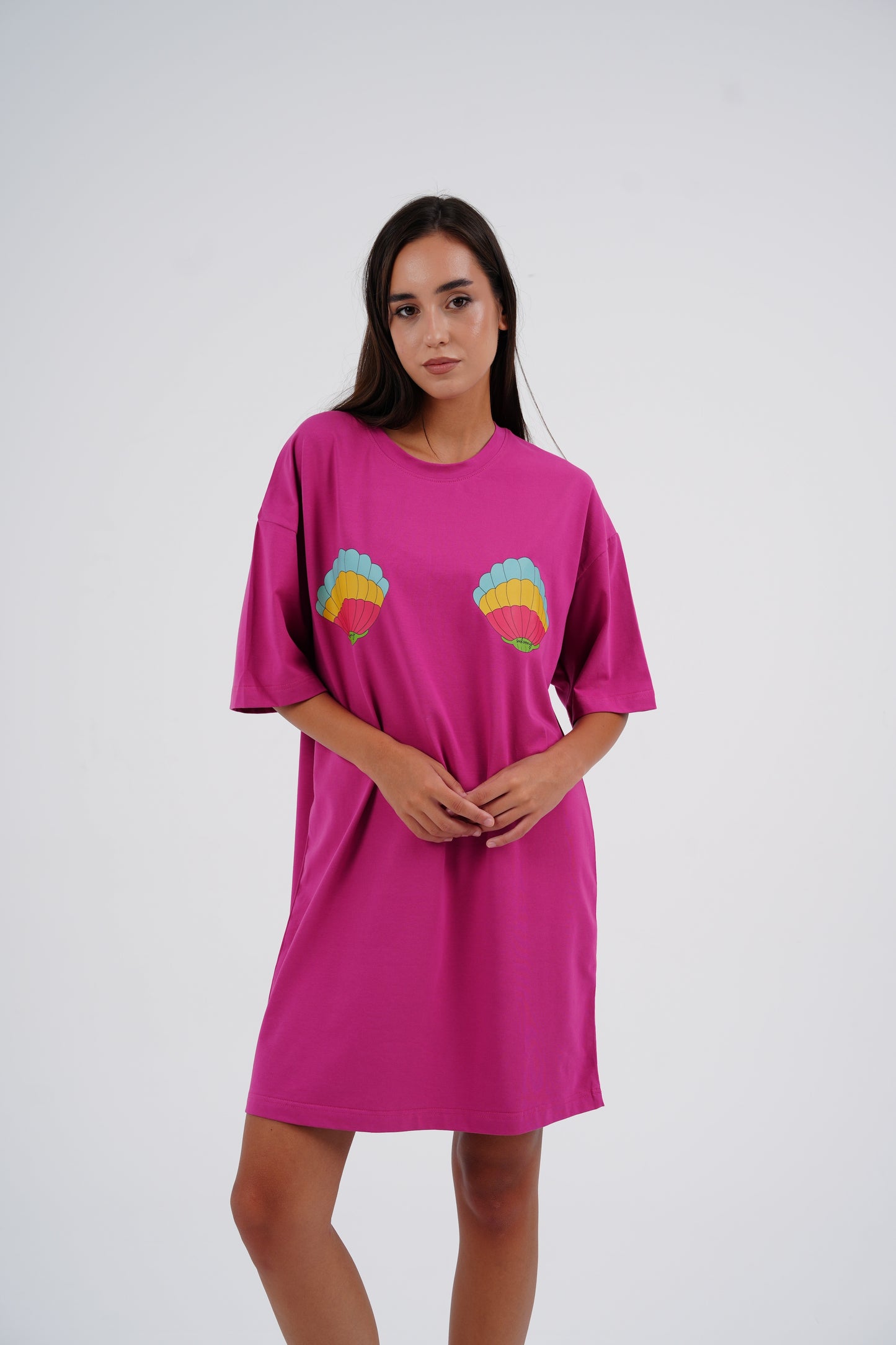 Raspberry Shell Sleeping Shirt