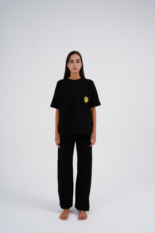 Black Smiley Set