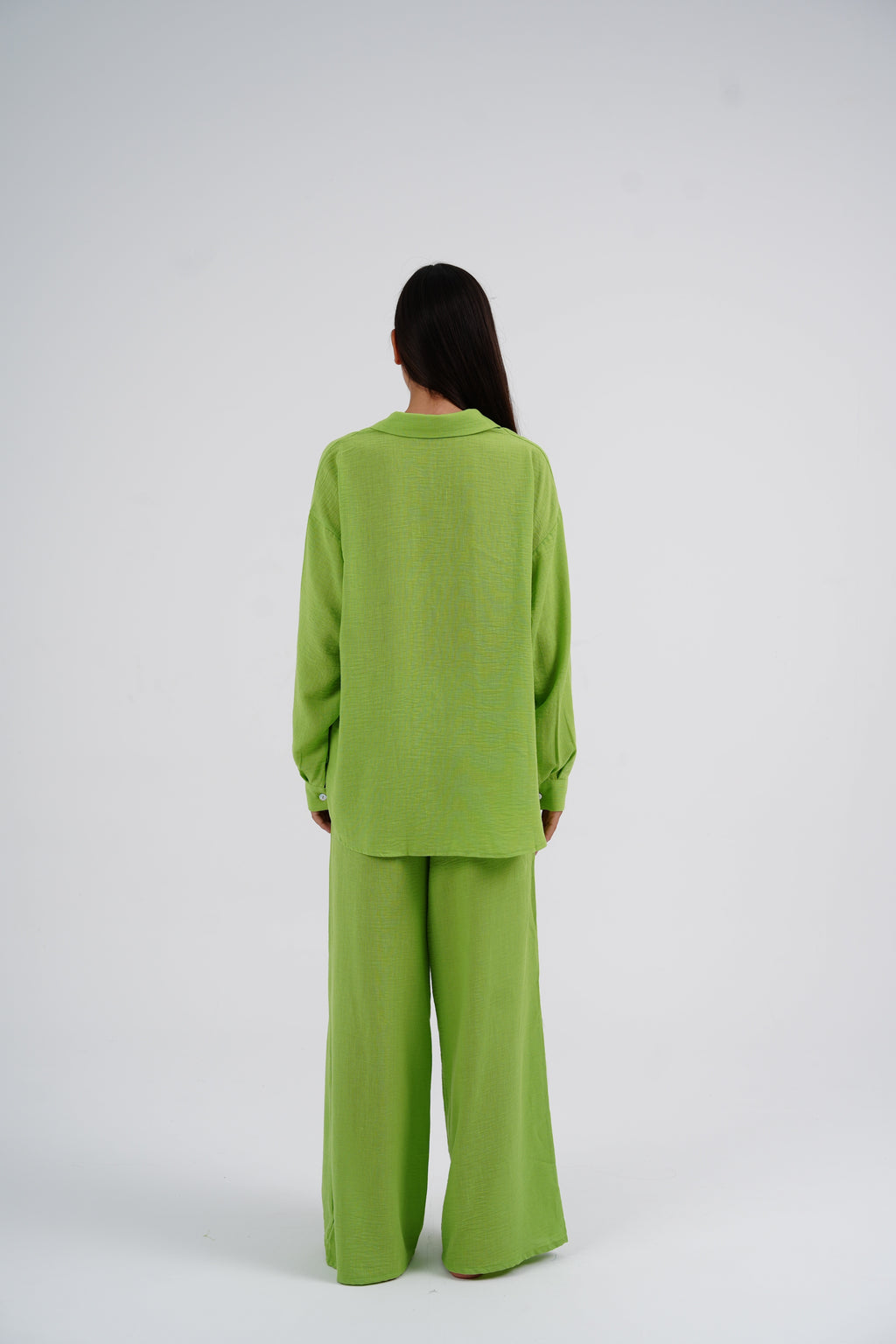 Bloom Green Linen Set