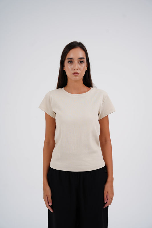 Luna Beige T-Shirt